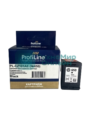 Картридж струйный ProfiLine PL-CZ101AE №650 для принтеров HP DeskJet IA 2515/2516 Black водн