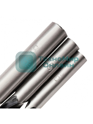 Набор сверл Sparta по бетону 5-6-8 мм, металлу 5-6-8 мм, дереву 5-6-8 мм, 9 шт. цилин. хвостовик