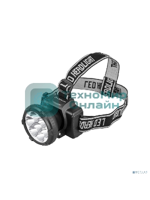 Фонарь ULTRAFLASH LED5362налобн аккум 220в черный 7led 2 реж пласт бокс