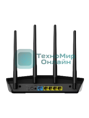 Роутер беспроводной Asus RT-AX57 AX3000 10/100/1000BASE-TX черный