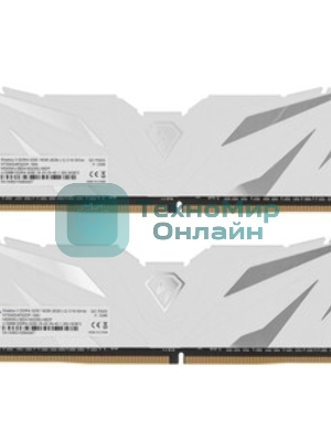 Оперативная память NETAC, DDR4, 16GB (1x16GB), 3200MHz, CL16, DIMM, с радиатором, белый