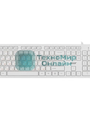 Клавиатура проводная Acer OKW123, USB, белый