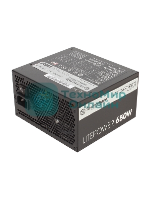 Блок питания Thermaltake Litepower (PS-LTP-0650NPCNEU-2), 650Вт, 120мм, черный