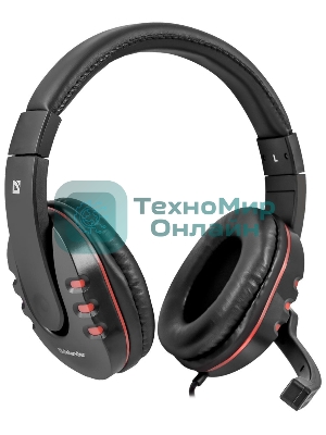 Гарнитура Defender Warhead G-160 чёрный, проводная