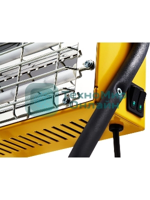 Обогреватель инфракрасный Ballu BIH-LM-1.5-S желтый, кварцевый, 1500 Вт, 25 м2