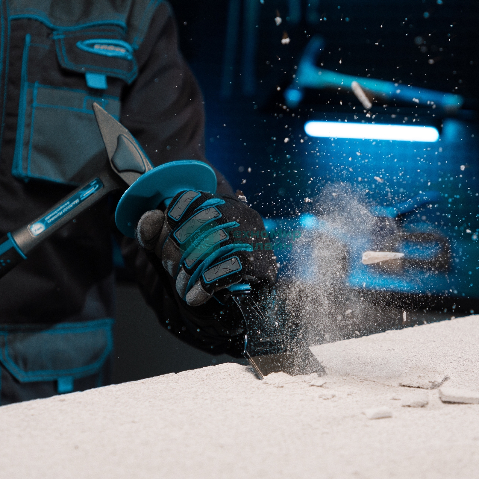 Зубило-конопатка Gross 215х60 мм-2-3/8