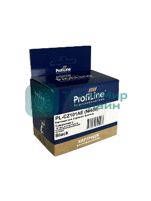 Картридж струйный ProfiLine PL-CZ101AE №650 для принтеров HP DeskJet IA 2515/2516 Black водн
