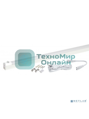 Линейный светодиодный светильник ЭРА LLED-02-12W-4000-MS-W 12Вт 4000K L872мм с датчиком движения