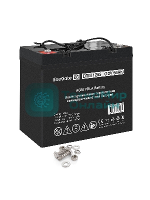 Батарея для ИБП ExeGate DTM 1255 (12V 55Ah, под болт М6)