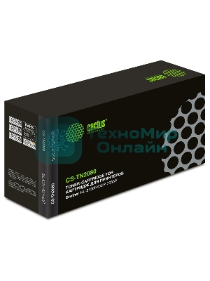 Картридж лазерный Cactus CS-TN2080 черный (700 стр.) для Brother HL-2130R/DCP-7055R