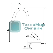 SUS126W-016F Смеситель для кухни, ø35