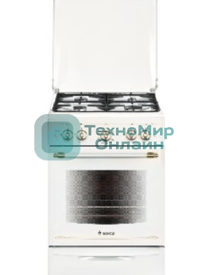 Плита газовая Gefest ПГ 5100-02 0185 белый, конфорок 4 шт, духовка 52 л, 50 см x 85 см x 58.5 см