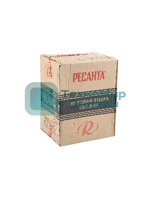 Тепловые пушки Ресанта ТЭП-2000 67/1/1 Тепловая электрическая пушкаквадратная, 220В, 650/1300/2000 Вт, 4,7 кг