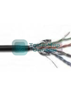 Кабель LANMASTER FTP 4 пары, кат. 5Е, 200Mhz, PE, для внешней прокладки, 305 м