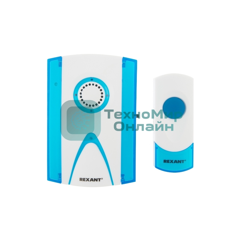 Звонок дверной беспроводной Rexant кнопка IP 44 RX-3