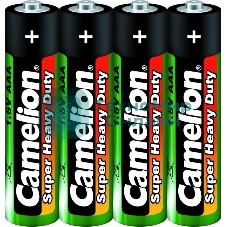 Элемент питания солевой Camelion R R03 (шринка 4шт) 1.5 В