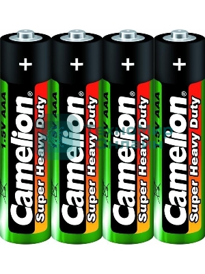 Элемент питания солевой Camelion R R03 (шринка 4шт) 1.5 В