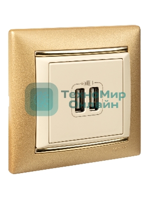 Розетка 2-ая USB 774170 Legrand Valena Сл. кость