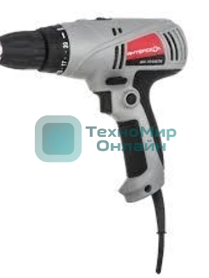 Дрель-шуруповерт ИНТЕРСКОЛ ДШ-10/260Э2, 260 Вт, 35 Нм, щеточный