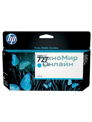 Картридж струйный HP 727 B3P19A голубой для HP DJ T920/T1500 (130мл)