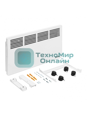 Конвектор электрический MTX КМ-2000.2 белый, 2000 Вт, 25 м2, термостат