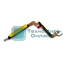 Шлейф сканера отпечатка пальца для Xiaomi Pocophone M3 Pro желтый