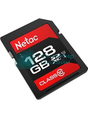 Флеш карта Netac P600 SDHC 128Gb U1/C10 up to 80Mb/s, retail pack