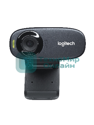 Веб-камера Logitech C310 HD 1280x720, 30 кадр/с, USB Type-A, микрофон (шумоподавление), автоосвещение, универсальное крепление