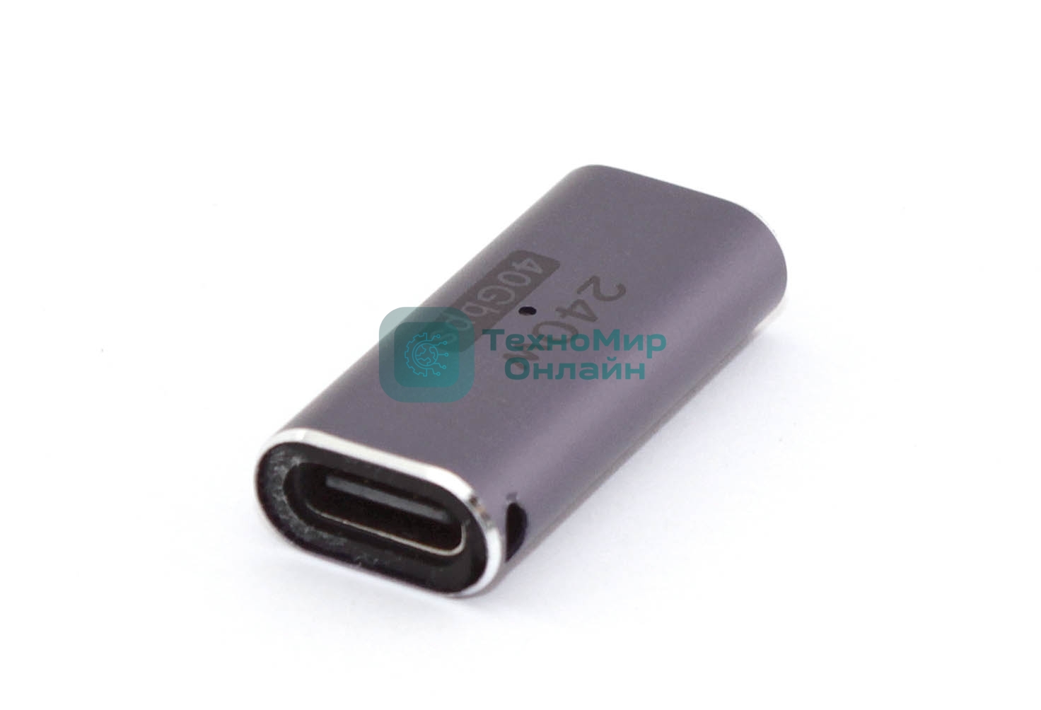 Переходник USB 4 Type-C угловой тип 6