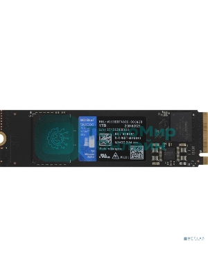 Накопитель SSD Western Digital WD Blue SN5000, 1Tb, PCIe 4.0 x4, M.2 2280, NVMe, R/W 5150/4900