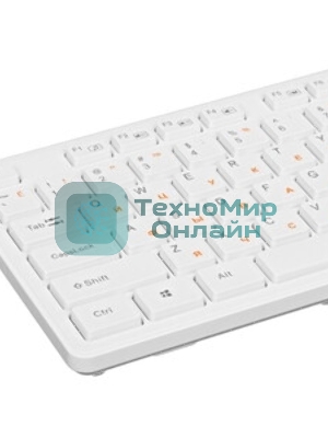 Клавиатура проводная Acer OKW123, USB, белый