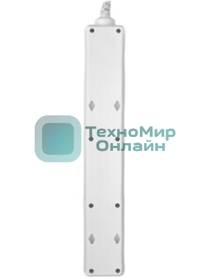 Сетевой фильтр Buro 600SH-16-5-W 5 м, 6 розеток, белый, коробка