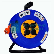 Удлинитель на катушке 4х30 м с заземл. 16А IP44 ВЕМ-250 термо ПВС 3х2.5 UNIVersal 9634207