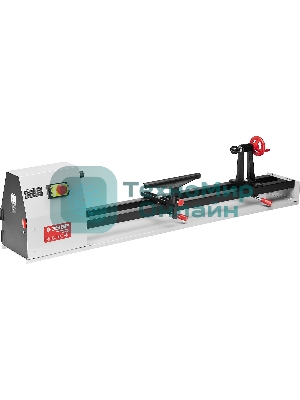 Электроинструмент ЗУБР ЗСТД-350-1000 Станок токарный по дереву, 4 скорости, длина 1000мм, d 350мм, 350Вт