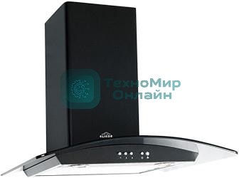 Вытяжка каминная Elikor Аметист 50П-430-К3Д чёрный, 50 см, 430 м³/ч, 60 дБ