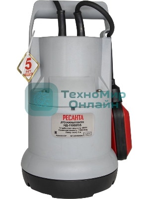 Дренажный насос НД-11000П/5 Ресанта