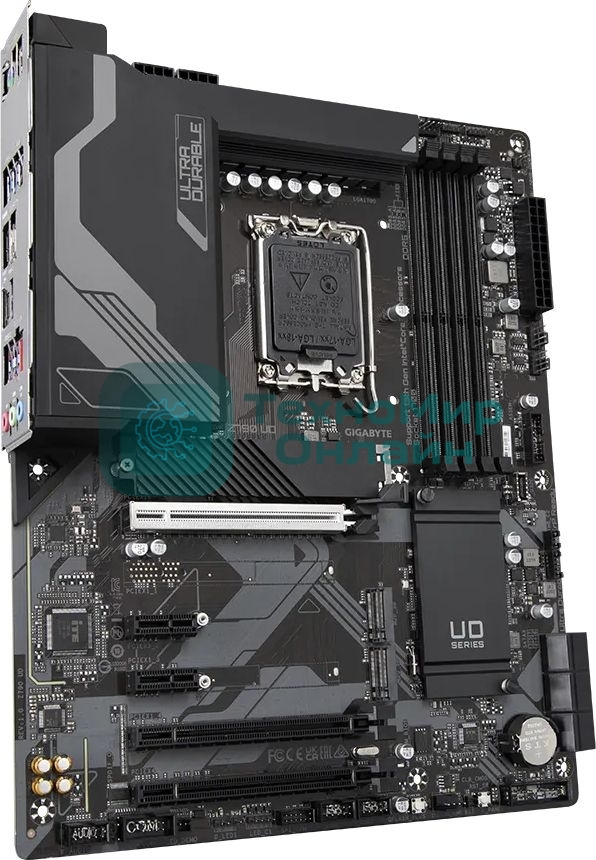 Материнская плата Gigabyte Z790 UD, LGA 1700, Intel Z790, 4xDDR5, 6xSATA, 3xM.2, 1xPCI-E 5.0 x16, 1xPCI-E 4.0 x4, 1xPCI-E 3.0 x1, 1xHDMI, 1xDP, 1x 2.5Gb LAN, 4xUSB-A 2.0, 4xUSB-A 3.2 Gen 1, 1xUSB-A 3.2 Gen 2, 1xUSB-C 3.2 Gen 2x2, 7.1, ATX
