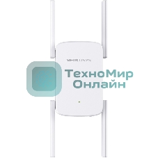 Роутер AC1900 Wi-Fi Range ExtenderSPEED: 600 Mbps at 2.4 GHz + 1300 Mbps at 5 GHz SPEC:4× Fixed External Antennas, 1× Gigabit Port, Wall PluggedFEATURE: MERCUSYS APP, WPS/Reset Button, Signal Indicator, Range Extender/Access Point mode, Adaptive Path