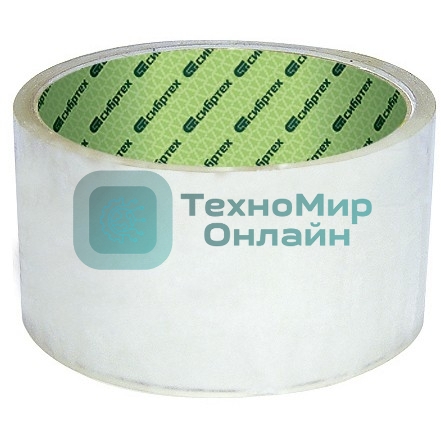 Клейкая лента Сибртех 48 мм х 25 м, прозрачный