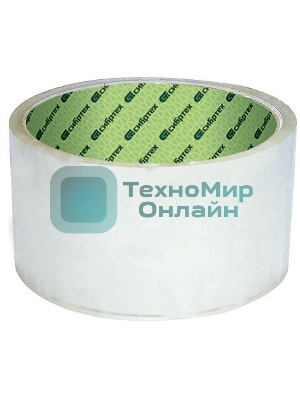 Клейкая лента Сибртех 48 мм х 25 м, прозрачный