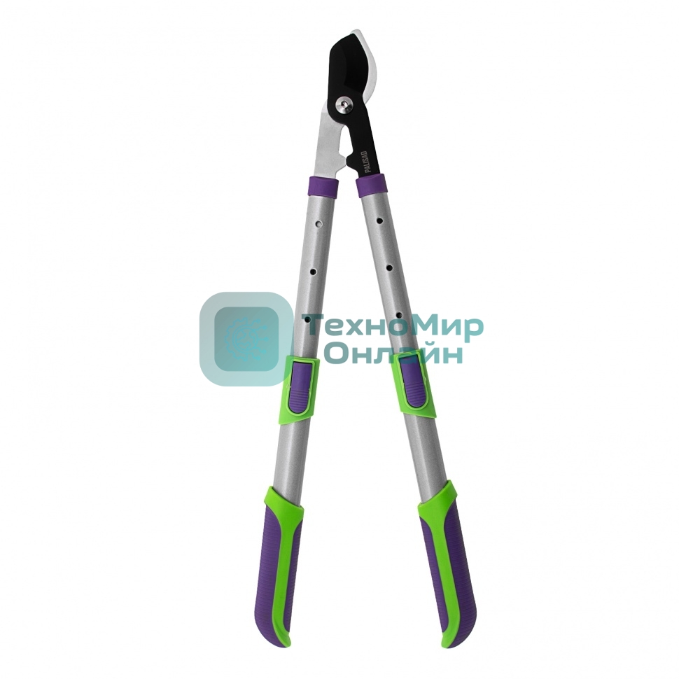 Сучкорез прямого реза Palisad 505-710 мм, телескопические стальные обрезиненные рукоятки