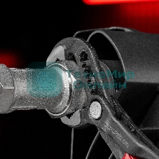 Переставные клещи Matrix 180 мм, кнопочный механизм, хром-ванадий, обливные рукоятки