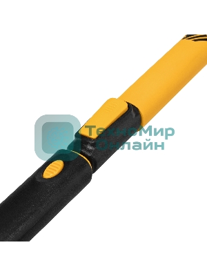 Щетка-сметка для снега со скребком Denzel, телескоп, поворотная голова, водосгон, 900-1200 мм 55308