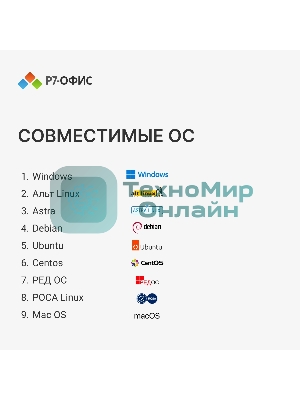 Офисное приложение Р7-Офис Для Малого бизнеса (R7DT.RTL.15.1Y.BE)