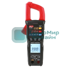 Напряжение постоянного/переменного тока (600 В); Токоизмерительные клещи UT202BT постоянный/переменный ток (600А); Сопротивление (100 МОм); Частота (1000 Гц); Емкость (100мФ); Температура (1000 ℃); Bluetooth