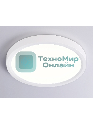 Светильник светодиодный ультратонкий Ambrella light FZ1901 WH белый IP54 13W 3000K-6500K CCT-переключатель D230*25 (Без ПДУ)