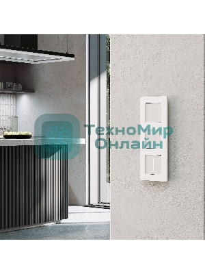 Рамка на 3 поста Slab (белый софт) W0032961