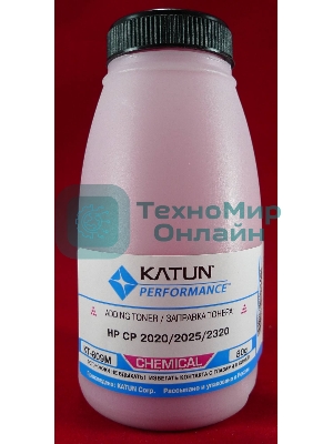 Тонер HP CP2020/2025/CM2320 Magenta, химический (фл.80г.) Katun фас. России