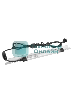 Панель осветительная Rem, с кронштейном серого цвета, 1U, 40х484х35 мм (ВхШхГ), 230V, 19