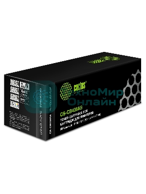 Картридж лазерный Cactus CS-CB436AS (тип CB436A) черный (2000 стр.) для HP LaserJet P1505/M1120 mfp/M1522 mfp